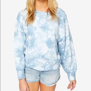 Sanctuary Nikita Tie Dye Dolman sleeve Crew Neck